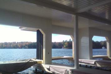 boathouse painted